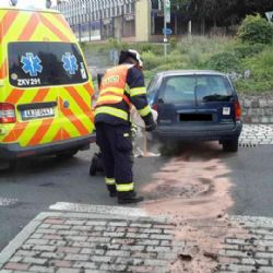 Aš: Dnes ráno zasahovali hasiči u dopravní nehody