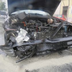 Aš: Narazil do náklaďáku. Nadýchal přes dvě promile