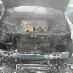 Aš: Požár osobního vozidla