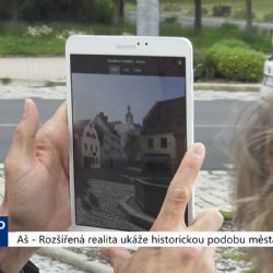 Aš: Rozšířená realita ukazuje historickou podobu města (TV Západ)