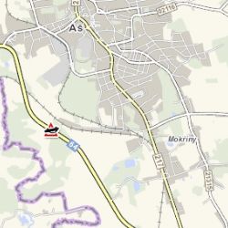 Aš: U města došlo ke střetu osobního vozidla s chodcem