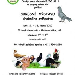 Aš: Ve městě se bude konat výstava drobného zvířectva