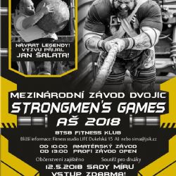 Aš: Ve městě se koná Strongmen's Games Aš 2018