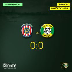 Baník veze z Brna bod za bezbrankovou remízu