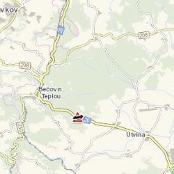 Bečov nad Teplou: U města havarovalo osobní vozidlo