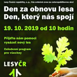 Blíží se Den za obnovu lesa. Přijďte si zasadit strom
