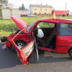 Bochov: Na místo vážné dopravní nehody letěl vrtulník