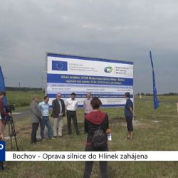 Bochov: Oprava silnice do Hlinek zahájena (TV Západ)