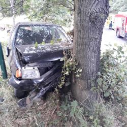 Bochov: Osobní vozidlo narazilo do stromu