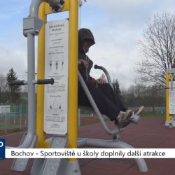 Bochov: Sportoviště u školy doplnily další atrakce (TV Západ)