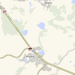 Bochov: Střet dvou vozidel