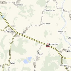 Bochov: U města došlo k dopravní nehodě