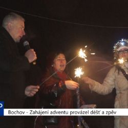 Bochov: Zahájení adventu provázel déšť a zpěv (TV Západ)