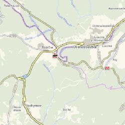 Boží Dar: Osobní vozidlo skončilo mimo vozovku