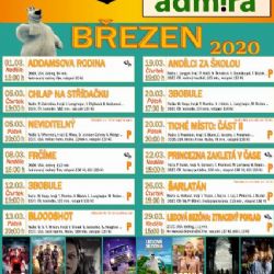 Březová: Březnový program kina Admira