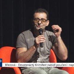 Březová: Devatenáctý Krimifest nabídl poučení i napětí (TV Západ)