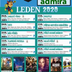 Březová: Lednový program kina Admira