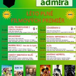 Březová: Letní program kina Admira