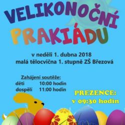 Březová: Ve městě se bude konat Velikonoční prakiáda