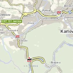 Březová: Nehoda osobního vozidla