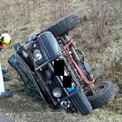 Březová: U města včera havarovalo vozidlo