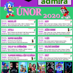 Březová: Únorový program kina Admira