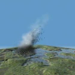 Česká geologická služba vytvořila 3D animaci vzniku vulkánu Komorní hůrky