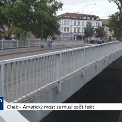 Cheb: Americký most se musí začít řešit (TV Západ)