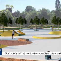 Cheb: Atleti získají nové sektory, vznikne i skatepark (TV Západ)