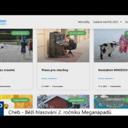 Cheb: Běží hlasování 2. ročníku Meganápadů (TV Západ)