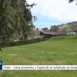 Cheb: Cena pozemku v Čapkově se vyšplhala na dvojnásobek (TV Západ)