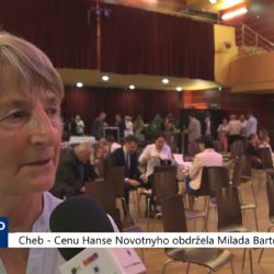 Cheb: Cenu Hanse Novotnyho obdržela Milada Bartošková (TV Západ)