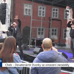 Cheb: Devatenácté Dvorky se omezení nezalekly (TV Západ)