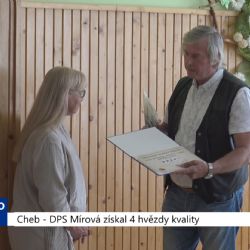 Cheb: DPS Mírová získal 4 hvězdy kvality (TV Západ)