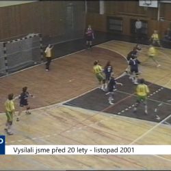 2001 – Cheb: Extraligové házenkářky nestačily na favorizovaný Zlín (TV Západ)	