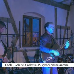 Cheb: Galerie 4 oslavila 35. výročí online akcemi (TV Západ)