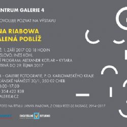 Cheb: Galerie zve na výstavu Janna Riabow – Vzdálená poblíž