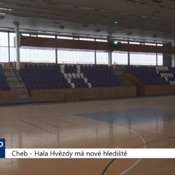 Cheb: Hala Hvězdy má nové hlediště (TV Západ)