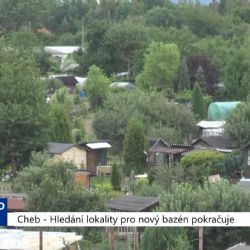 Cheb: Hledání lokality pro nový bazén pokračuje (TV Západ)