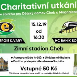 Cheb: Hokejová exhibice pomůže dětem