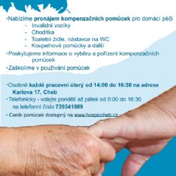 Cheb: Hospic sv. Jiří na začátku října otevře půjčovnu pomůcek