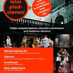 Cheb: I letos divadlo hraje pod širou oblohou