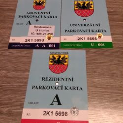Cheb: Informace k výdeji parkovacích karet pro rok 2019