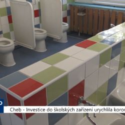 Cheb: Investice do školských zařízení urychlila korona (TV Západ)