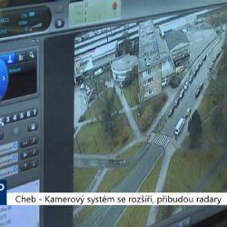 Cheb: Kamerový systém se rozšíří, přibudou radary (TV Západ)