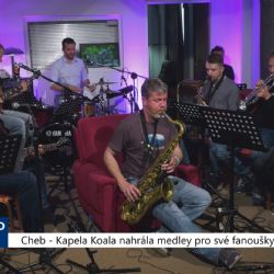 Cheb: Kapela Koala nahrála medley pro své fanoušky (TV Západ)