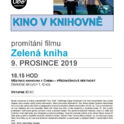 Cheb: Kino v knihovně dnes nabízí film Zelená kniha