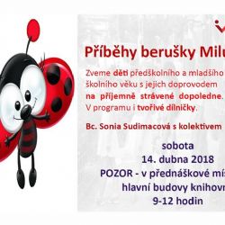 Cheb: Knihovna zve na Příběhy berušky Milušky