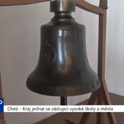 Cheb: Kraj jednal se zástupci vysoké školy a města (TV Západ)
