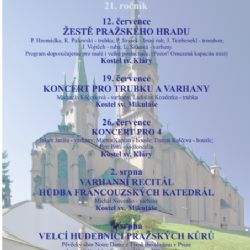 Cheb: Letní varhanní léto zakončí velcí hudebníci pražských kůrů